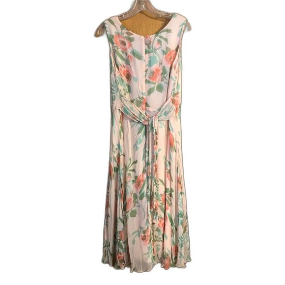 Vintage NWOT Allison Woods Dress Women's Size 14 Floral Cottagecore Sleeveless - Picture 2 of 7